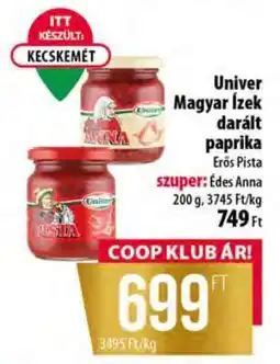 Coop Univer Magyar Ízek darált paprika ajánlat