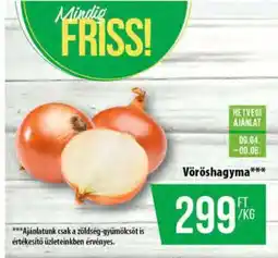 Coop Vöröshagyma ajánlat