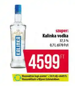 Coop Kalinka vodka ajánlat