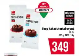Coop Coop kakaós tortabevonó ajánlat