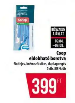 Coop Coop eldobható borotva ajánlat