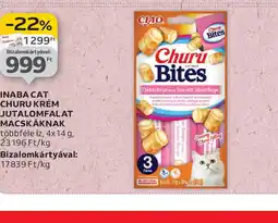 Auchan Inaba Cat Churu Krém Jutalomfalat ajánlat