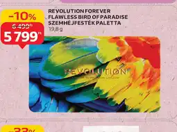 Auchan Revolution Forever Flawless Bird of Paradise Szemhéjfesték Paletta ajánlat