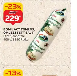 Auchan Bomilact tömlős ömlesztett sajt ajánlat
