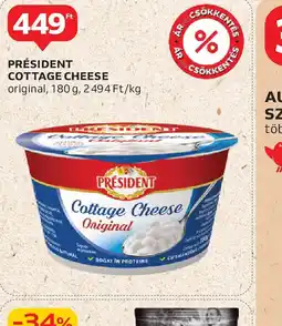 Auchan Président Cottage Cheese ajánlat