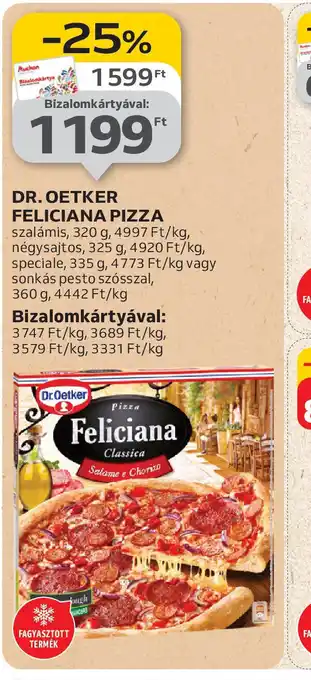 Auchan Dr. Oetker Feliciana Pizza ajánlat