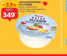 Auchan Auchan Kedvenc Sajtkrém ajánlat