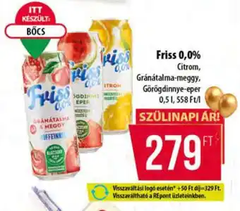 Coop Friss 0,0% ajánlat
