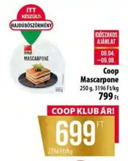 Coop Coop Mascarpone ajánlat