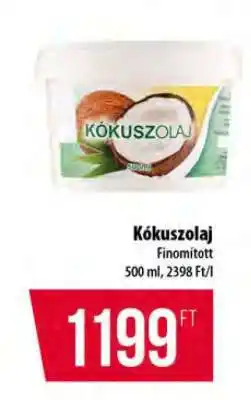 Coop Kókuszolaj ajánlat