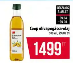 Coop Coop olívapogácsa-olaj ajánlat