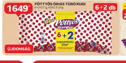 Auchan Pöttyös riás Túr Rudi ajánlat