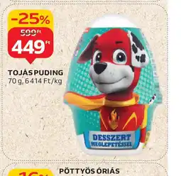 Auchan Tojás Puding ajánlat