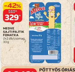 Auchan Medve Sajtipajtik Fonatka ajánlat