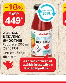 Auchan Auchan Kedvenc Smoothie ajánlat