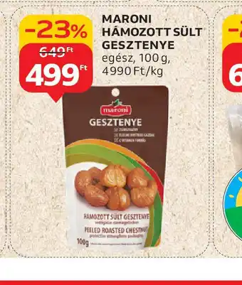 Auchan Maroni Hámozott Sült Gesztenye ajánlat