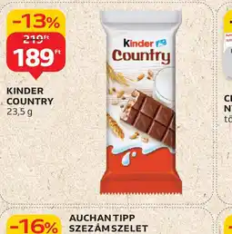 Auchan Kinder Country ajánlat