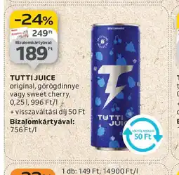 Auchan Tutti Juice ajánlat