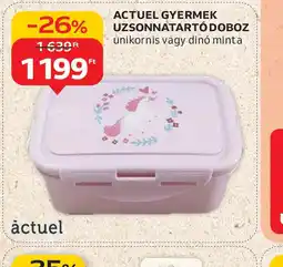 Auchan Actuel Gyermek Uzsonnatart Doboz ajánlat