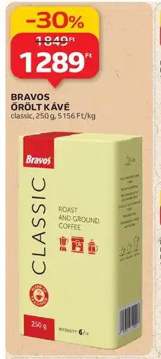 Auchan Bravos Őrölt Kávé ajánlat