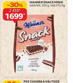 Auchan Manner Snack Minis ajánlat