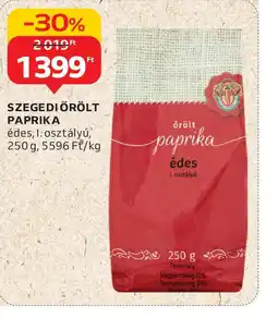 Auchan Szegedi őrölt paprika ajánlat