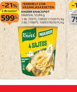 Auchan Knorr Snack Pot ajánlat