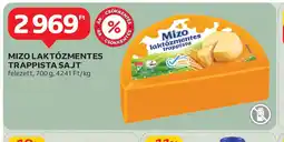 Auchan Mizo Laktzmentes Trappista Sajt ajánlat