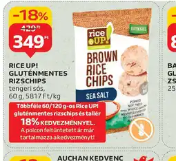 Auchan Rice Up! Gluténmentes Rizschips ajánlat