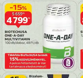 Auchan BiotechUSA One-A-Day Multivitamin ajánlat