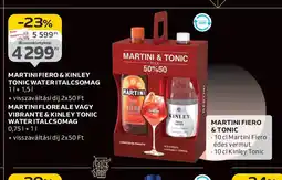 Auchan Martini Fiero & TONIC Kinley Tonic Water Italcsomag ajánlat
