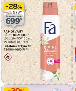 Auchan Fa Női vagy Férfi Dezodor ajánlat