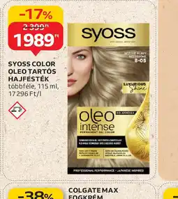 Auchan Syoss Color Oleo Tarts Hajfesték ajánlat
