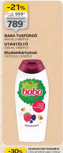Auchan Baba Tusfürdő ajánlat