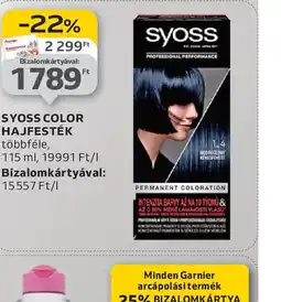 Auchan Syoss Color Hajfesték ajánlat