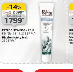 Auchan Eco Denta Fogkrém ajánlat