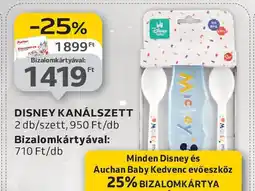 Auchan Disney Kanálszett ajánlat