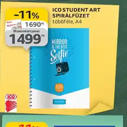 Auchan ICO Student Art Spirálfüzet ajánlat