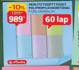 Auchan Herlitz tűzött füzet ajánlat
