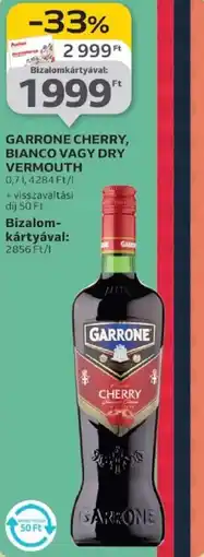 Auchan Garrone Cherry, Bianco, Dry Vermouth ajánlat