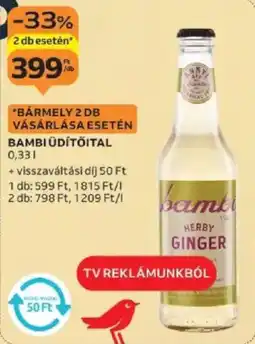 Auchan Bambi üdítőital ajánlat