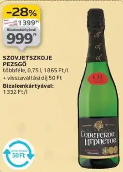 Auchan Szovjetszkoje pezsgő ajánlat