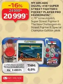 Auchan My Arcade DGUNL-4187 Super Street Fighterii pocket player pro ajánlat