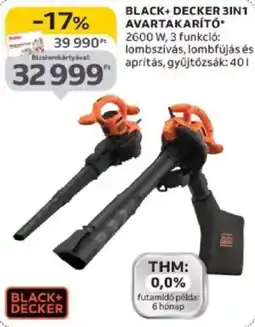 Auchan Black+Decker 3in1 avartakarító ajánlat