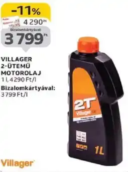 Auchan Villager 2-ütemű motorolaj ajánlat