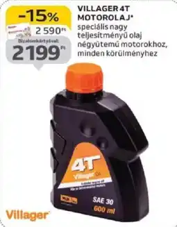 Auchan Villager 4T motorolaj ajánlat