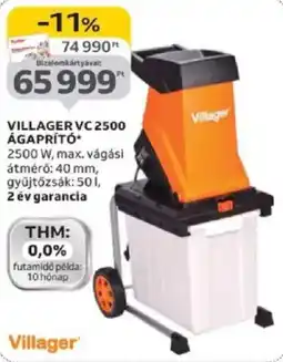 Auchan Villager VC 2500 ágaprító ajánlat