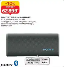 Auchan Sony ULT Field3 hangszóró ajánlat