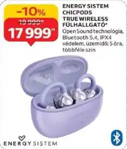 Auchan Energy Sistem ChicPods True Wireless fülhallgató ajánlat