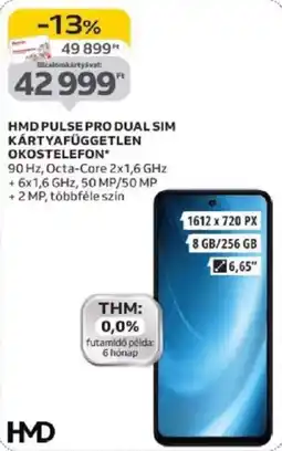 Auchan HMD Pulse Pro Dual SIM kártyafüggetlen okostelefon ajánlat